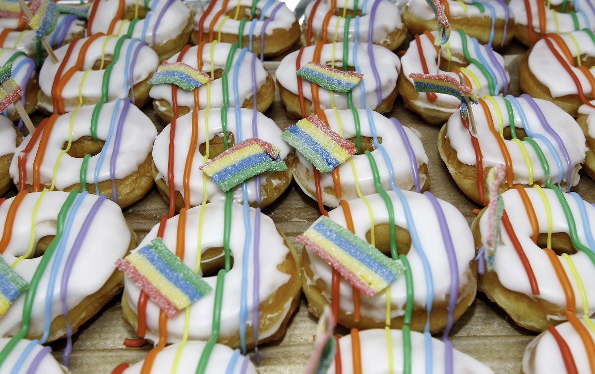 pride doughnuts