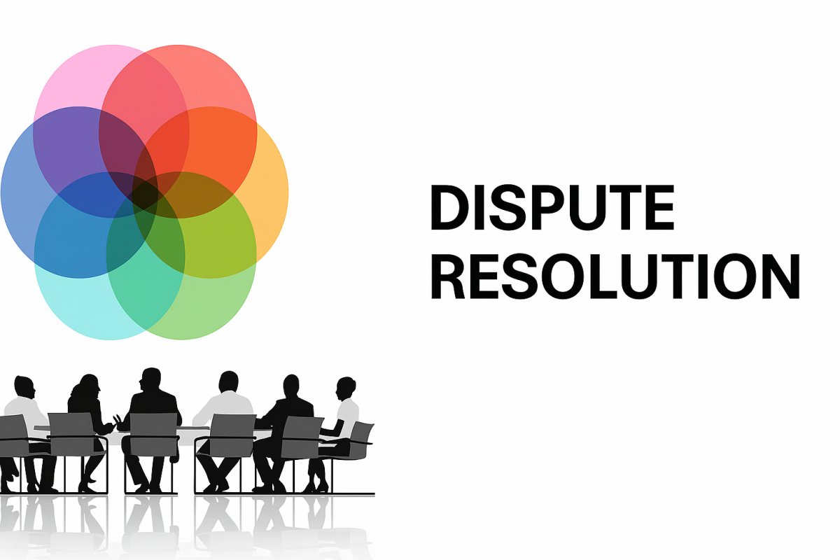 image of people seated in a circle Dispute Resolution