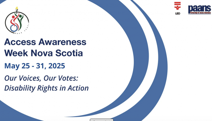 Access Awareness Week Nova Scotia