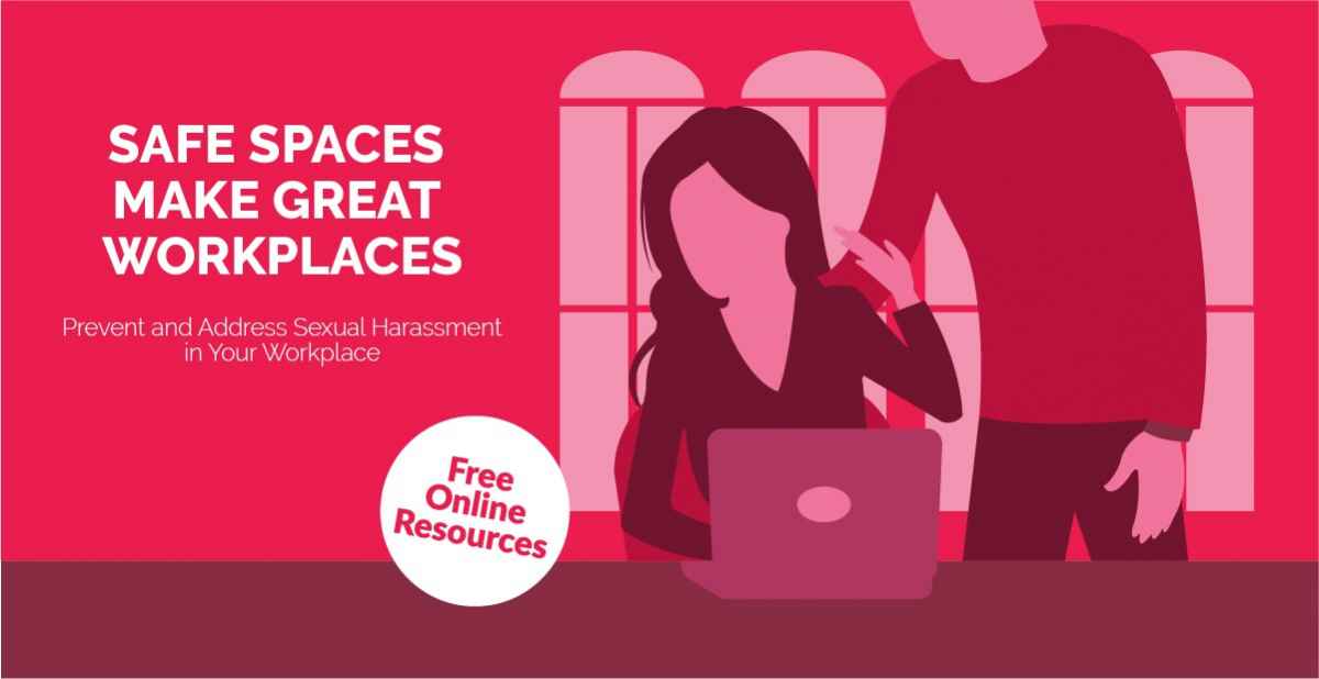 Safe Spaces Make Great Workplaces Promotional Graphic